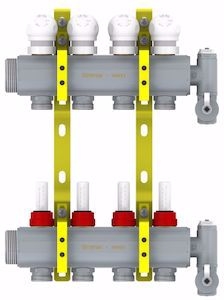 Bild von Meier Tobler Messing-Verteiler 11/4"x3/4" Topmeter 2 Kreise , Art.Nr. : 220TT-07-02-8863