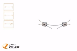 Bild von Zip-Clip SPAN-LOCK HORIZONTALE SEILAUFHÄNGUNG 5 METER - BELASTUNG 30KG - 1 STUCK , Art.Nr. : ZIP-605