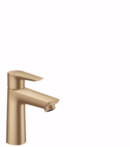 Bild von Hansgrohe Talis E Einhebel-Waschtischmischer 110 mit Zugstangen-Ablaufgarnitur, brushed bronze , Art.Nr. : 71710140