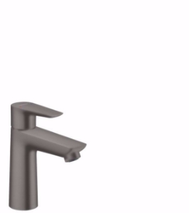 Bild von Hansgrohe Talis E Einhebel-Waschtischmischer 110 mit Zugstangen-Ablaufgarnitur, brushed black chrome , Art.Nr. : 71710340