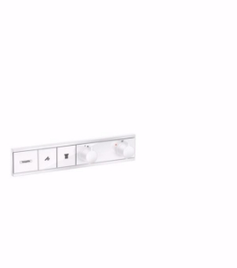 Bild von Hansgrohe RainSelect Thermostat Unterputz für 2 Verbraucher, Mattweiß , Art.Nr. : 15380700