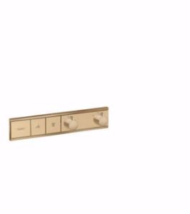 Bild von Hansgrohe RainSelect Thermostat Unterputz für 2 Verbraucher, brushed bronze , Art.Nr. : 15380140