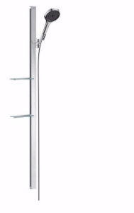 Bild von Hansgrohe Rainfinity Brausenset 130 3jet mit Brausenstange 150 cm, chrom , Art.Nr. : 27673000