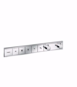 Bild von Hansgrohe RainSelect Thermostat Unterputz für 5 Verbraucher, chrom , Art.Nr. : 15384000