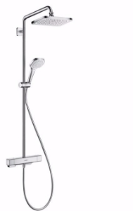 Bild von Hansgrohe Croma E Showerpipe 280 1jet EcoSmart mit Thermostat, chrom , Art.Nr. : 27660000