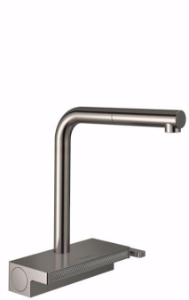 Bild von Hansgrohe Aquno Select M81 Einhebel-Küchenmischer 250, Ausziehauslauf, 2jet, sBox, edelstahl finish , Art.Nr. : 73830800