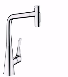 Bild von Hansgrohe Metris Select M71 Einhebel-Küchenmischer 320, Ausziehbrause, 2jet, chrom , Art.Nr. : 73820000