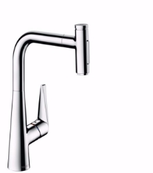 Bild von Hansgrohe Talis Select M51 Einhebel-Küchenmischer 300, Ausziehbrause, 2jet, sBox, chrom , Art.Nr. : 73867000