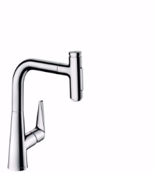 Bild von Hansgrohe Talis Select M51 Einhebel-Küchenmischer 220, Ausziehbrause, 2jet, sBox, chrom , Art.Nr. : 73868000