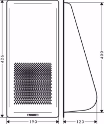 Bild von Hansgrohe F14 Multifunktionssieb, Mattschwarz , Art.Nr. : 40963000