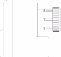 Bild von OVENTROP-Elektromotorischer Stellantrieb Aktor M 3P H, 230 V, 3-Punkt-Antrieb,  Art.Nr. : 1012729