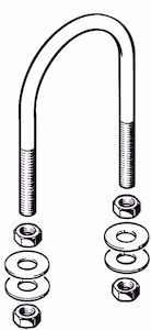 Bild von Sikla Rundstahlbügel RUB M12 133 mm , Art.Nr. : 102852