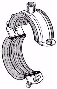 Bild von Sikla Rohrschelle D-3G mit Schalldämmeinlage 14- 18 mm , Art.Nr. : 107680