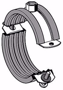 Bild von Sikla Schraubrohrschelle SRS mit Einlage M8 12- 15 A4 , Art.Nr. : 170693