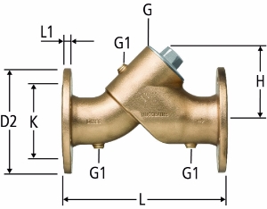 Bild von Nussbaum 15132 Rückflussverhinderer EA mit Flanschen, Grösse: 100, Art.Nr. 15132.29