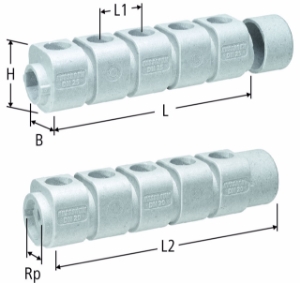 Bild von Nussbaum  86024 Isolation zu Optiflex-Verteiler gerade, Grösse: DN 20, Art.Nr. 86024.21