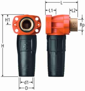 Bild von Nussbaum  84205 Optiflex-Flowpress-Dose lang, Grösse: ½ x 20, Art.Nr. 84205.22