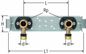 Bild von Nussbaum  84222 Optiflex-Flowpress-GIS-Modul für Bad und Dusche, Grösse: 16, Art.Nr. 84222.21