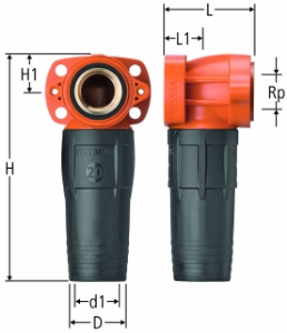 Bild von Nussbaum  85100 Optiflex-Profix-Dose, Grösse: ½ x 20, Art.Nr. 85100.22