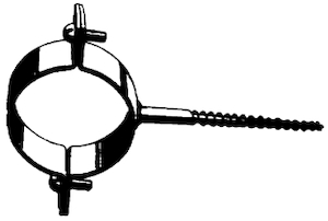 Bild von STS Rohrschelle mit Holzgewinde 56 mm, Art.Nr. :5173.55