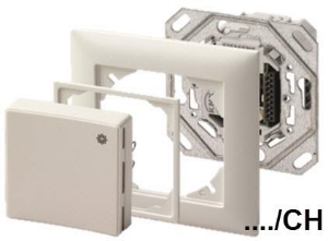 Bild von Siemens Raumfühler UP IAQ/%rF/°C/Aktiv/LED/CH, Art.Nr.: AQR2548K35Q/CH