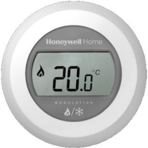 Bild von Honeywell Resideo - Temperaturwähler mit Raumfühler für Heizen/Kühlen, verdrahtet, OpenTherm, weiß, Art.Nr. : T87HC2011