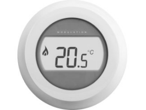 Bild von Honeywell Resideo - Temperaturwähler mit Raumfühler, verdrahtet, 5 bis 35 °C, OpenTherm, weiß, Art.Nr. : T87M2036