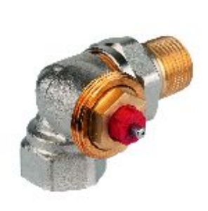 Bild von Honeywell Resideo - Thermostatventilkörper FX, Messing vernickelt, Winkel-Eck links, 1/2", Art.Nr. : V2020LFX15