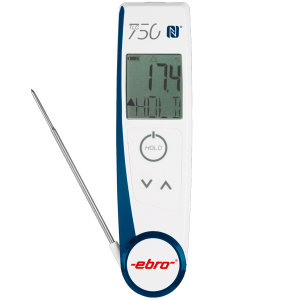 Bild von Ebro Electronic TLC 750-NFC Dual-Funk-NFC-Thermometer, Art.Nr. : 1340-5741