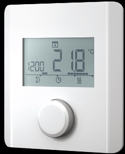 Bild von Alternative zu Siemens Raumthermostat mit Auto-Zeitschaltprogramm und LCD, AC 230 V, Art.Nr.: RDE100 - Sauter TRA410F210