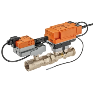 Bild von Belimo - Elektr. 2-Weg-PI-RKH Belimo Energy Valve™ mit Notstellfunktion, AC/DC 24 V, BACnet IP, BACnet MS/TP, Modbus TCP, Modbus RTU, MP-Bus, 2...10 V, DN 15, Innen- und Aussengewinde, Rp 1/2"G 3/4", PN 25, ps 1600 kPa, V'nom 0.42 l/s, Mediumstemperatur -10...120°C [14...248°F], Art.Nr. : EV015R2+KBAC