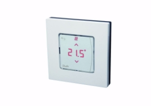 Bild von Raumthermostat Danfoss Icon2TM / 24V RT, 24 V, mit Touch-Display, Aufputz kabelgebunden, 86x86 Art., Nr.: 088U2128 