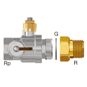 Bild von FLAMCO Fmat Kappenkugelhann Rp1 1/4"xG1 1/2", Art.Nr. : 17661