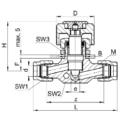 Bild von SERTO Regulierventile SERTO SO NV 41A21 M-Programm, Messing Grösse: 6, Art.Nr. :  028.0000.060