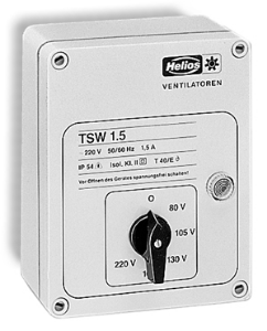 Bild von Helios Trafo-Drehzahlregler 5-stufig 230V/50Hz, 1.5A Art. Nr.: TSW1.5