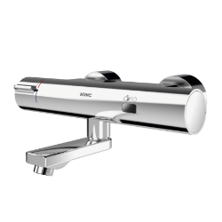 Bild von KWC F5E-Therm F5ET1017 Elektronik-Thermostatbatterie mit Rückflussverhinderer:ja, Berechnungsdurchfluss Trinkwasser:0.07 l/s, Berechnungsdurchfluss Warmwasser:0.07 l/s, Art.Nr. : 2030039528