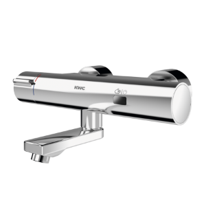 Bild von KWC F5E-Therm F5ET1016 Elektronik-Thermostatbatterie mit Rückflussverhinderer:ja, Berechnungsdurchfluss Trinkwasser:0.07 l/s, Berechnungsdurchfluss Warmwasser:0.07 l/s, Art.Nr. : 2030039527