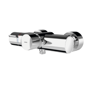 Bild von KWC F5ST2003 Selbstschluss-Thermostatarmatur Zusätzliche Verbindungen:nein, mit Rückflussverhinderer:ja, Berechnungsdurchfluss Trinkwasser:0.15 l/s, Art.Nr. : 2030036209