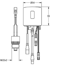 Bild von KWC ACST9001 Hygieneeinheit Anzahl Batterien:1, Füllmenge:1, Mengeneinheit:Stück, Art.Nr. : 2030041162