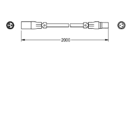 Bild von KWC AQUA3000OPEN ACEX9007 Verlängerungskabel , Art.Nr. : 2030041920