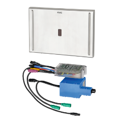 Bild von KWC EXOS0027 WC-Spülkastensteuerung Ausführung Einbauarmatur:F-Set, Höhe der Abdeckplatte:147 mm, Breite der Abdeckplatte:207 mm, Art.Nr. : 2030036621