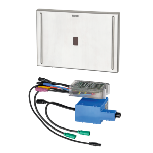 Bild von KWC EXOS0027 WC-Spülkastensteuerung Ausführung Einbauarmatur:F-Set, Höhe der Abdeckplatte:147 mm, Breite der Abdeckplatte:207 mm, Art.Nr. : 2030036621