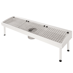 Bild von KWC SIRIUS SIRW731A Schuh- und Stiefelreinigungsanl Bürsten:optional, Rost:klappbar, Material:mineralischer Werkstoff, Art.Nr. : 2000102729