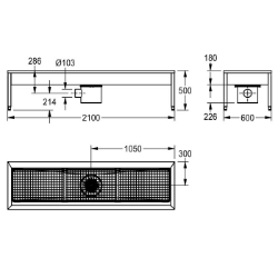 Bild von KWC SIRIUS SIRX731C Schuh- und Stiefelreinigungsanl Beckenposition:mittig, Beckendesign:90° Ecken, Becken: Höhe:180 mm, Art.Nr. : 2000100356