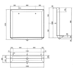 Bild von KWC CAMPUS BS551 Urinalstand Anschlussgröße:G 1/2 B, Material:Edelstahl, Materialtyp:1.4301 Chromnickelstahl V2A, Art.Nr. : 2000100031