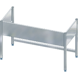 Bild von KWC MAXF200-70 Untergestell zu Maxima Material:Edelstahl, Materialtyp:1.4301 Chromnickelstahl V2A, Materialstärke:1 mm, Art.Nr. : 2000057117