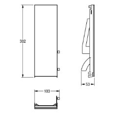 Bild von KWC EXOS. ZEXOS616EB Glasfront Seifenspender , Art.Nr. : 2030034654