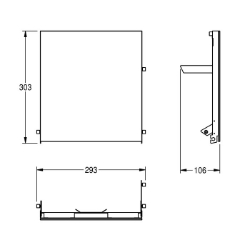 Bild von KWC EXOS. ZEXOS600B Glasfront EXOS600 , Art.Nr. : 2030022937