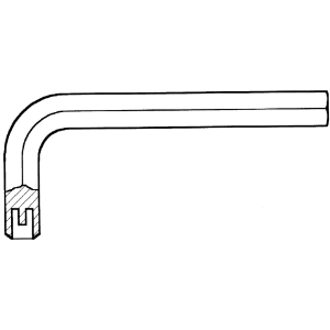 Bild von KWC SBF22 Schlüssel-6-kant SW4 f. Heavy Duty , Art.Nr. : 2000102694