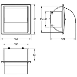 Bild von KWC STRATOS STRX673E WC-Rollenhalter Maximale Tiefe/Durchmesser Verbrauchsmaterial:120 mm, Maximale Breite Verbrauchsmaterial:120 mm, Füllmenge:1, Art.Nr. : 2000057422